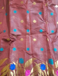 Grand Festive Silk Cotton Saree with Blouse