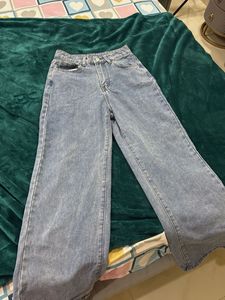 Wide Leg Denim Jeans