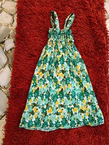 COTTON FROCK FOR 3-4 YEAR