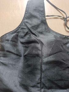 Black Readymade Saree Blouse