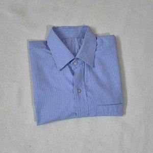 Blue Striped Shirt.