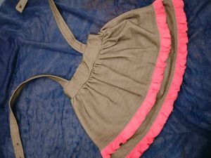 Baby Girl Skirt Dungaree With Top