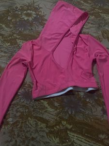 Workout Cropped Hood