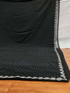Elegant Black Saree