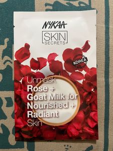 Nykaa Skin Secret Rose+goat milk Mask