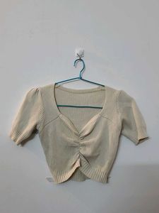 Ribbed Knit Crop Top