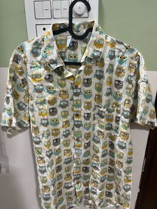 Quriky Owl Print Night suit Combo