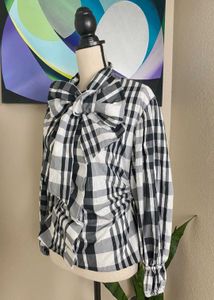 Zara Checked Top
