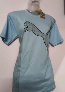 Light Blue Puma Graphic Tee
