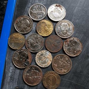 85 Foreign &amp; Token Coins