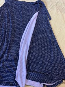 Navy Blue Skirt With Tag