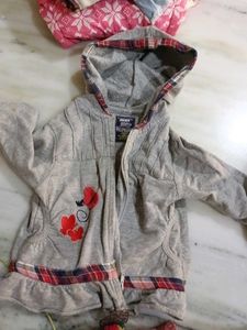 Girls Zip Up Hoodie combo