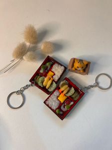 Bento Box Food Keychain 🍱