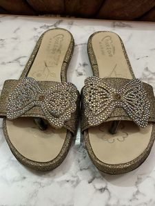 Sparkly Bow Flats