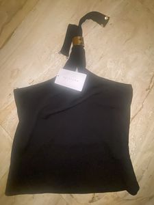 Chic Black Halter Top