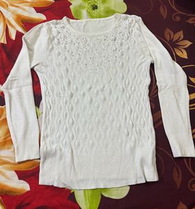 Women White Top For Winter