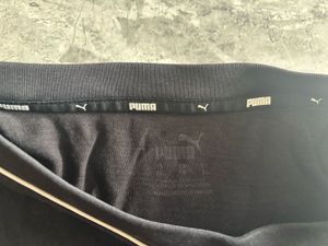 PUMA Black T-Shirt with Big Cat Outline Graphic
