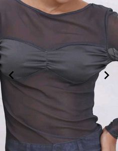 Stylish Sheer Long Sleeve Top