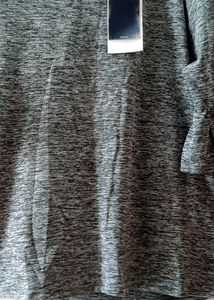 Grey Colour Crop Top