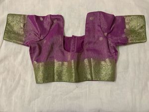 Partywear Saree With Tailormade Blouse