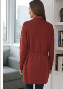 Sale 🎊🎆🎄🎉made in italy Burgundy Knit Cardigan