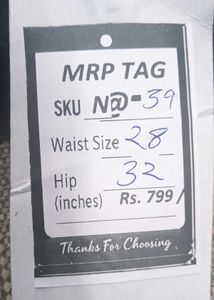N@39 Size-28 (Sale) Latest Ladies high waist Jeans