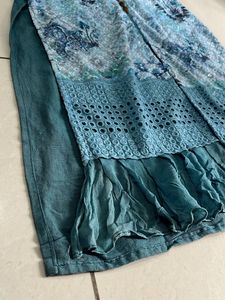 Elegant Blue Printed Kurta