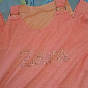 Pink Off Shoulder Top