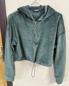 Crop Hoodie Sweatshirt