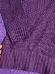 Purple Knit Sweater