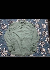 HIGHLANDER Men Green Slim FitCasualShirt