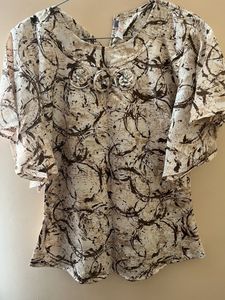 Abstract Print Blouse