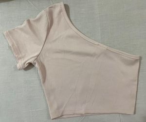 Urbanic Pink One Shoulder Top