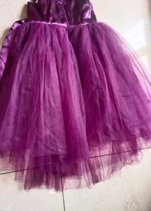 Burgundy Flower Girl Dress