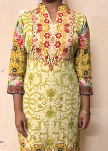 Satin Stitched Kurti