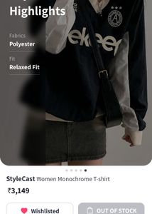 Women Monochrome T-shirt