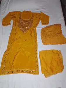 Silk Salwar Kameez Set