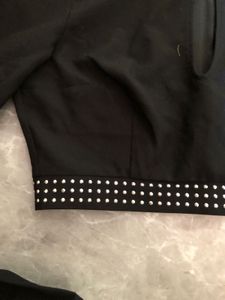 Sexy Neck Black Top