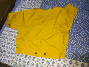 Harpa Brand Bell Arms Crop Top