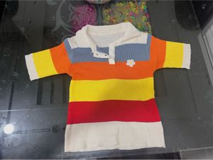 Colorful Striped Top