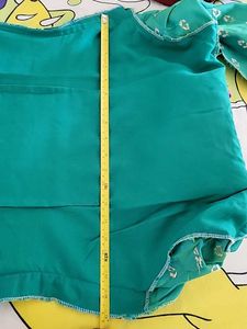 Sea Green Silk Kurta - Long