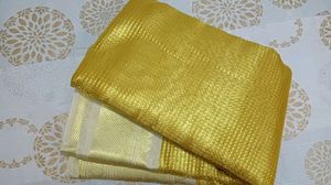 Banarasi Tissue Silk Zari Weaving Traditional Sare
