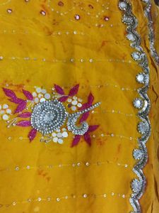 Elegant Yellow Saree