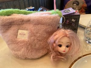 kawaii pink hand bag