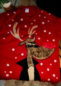 Festive Reindeer Christmas Sweater