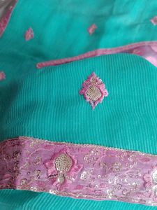 Sequin Pallu Saree