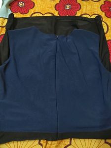 Navy &amp; Black Sheath Dress
