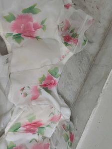 Beautiful Oraganza Saree+ Blouse