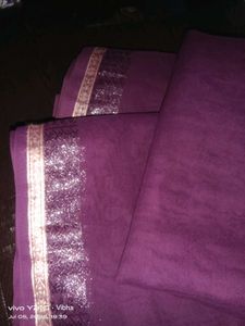 Elegant Purple Saree