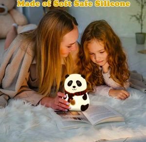 Silicone Panda Touch Lamp